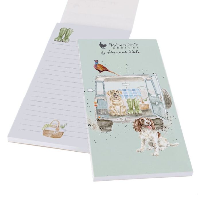 Wrendale Designs 'Paws for a Picnic' Labrador and Spaniel Shopping Pad